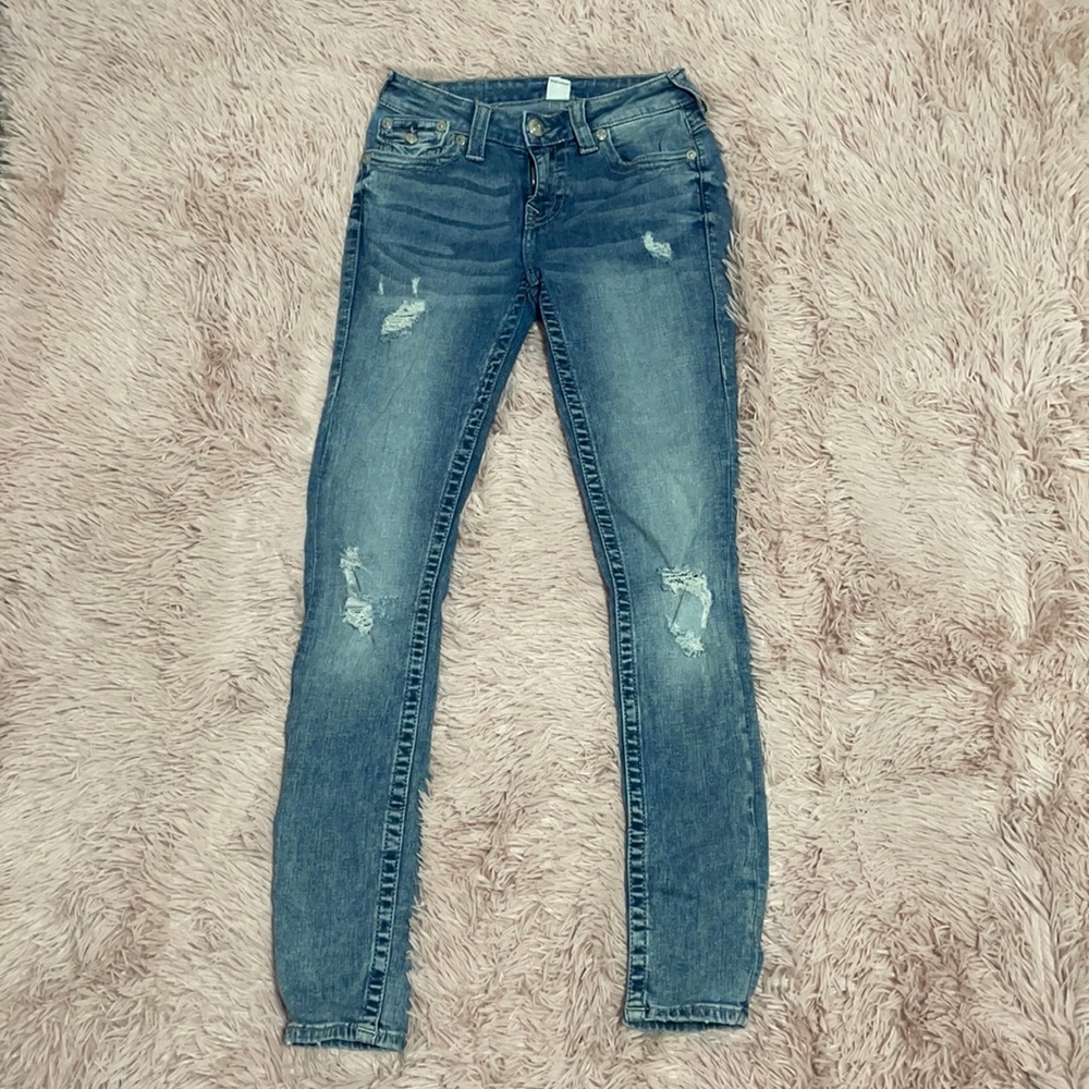 true religion ripped jeans